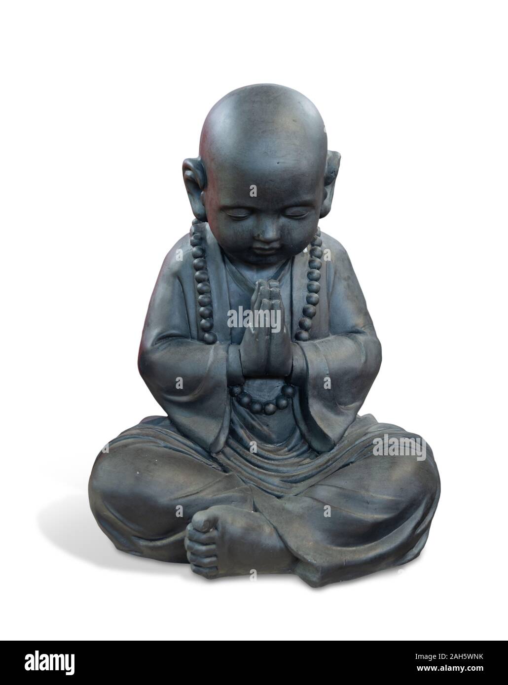 Little Buddha isolated from white background Stock Photo