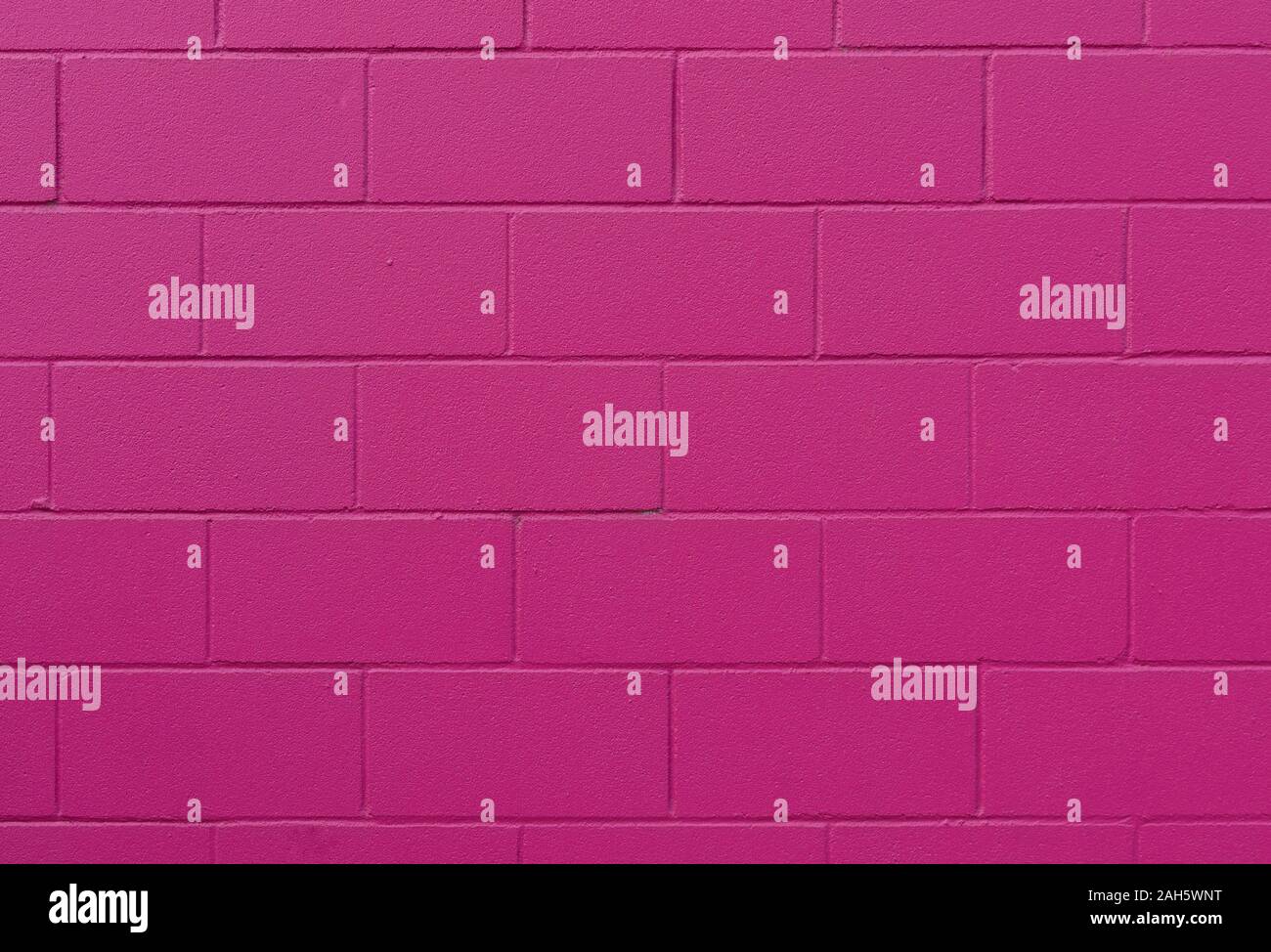 pink painted brick wall texture and background Stock Photo