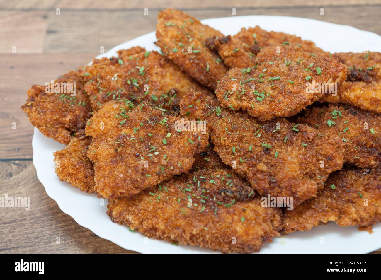 Deep fry breaded meat Stock Photo Alamy