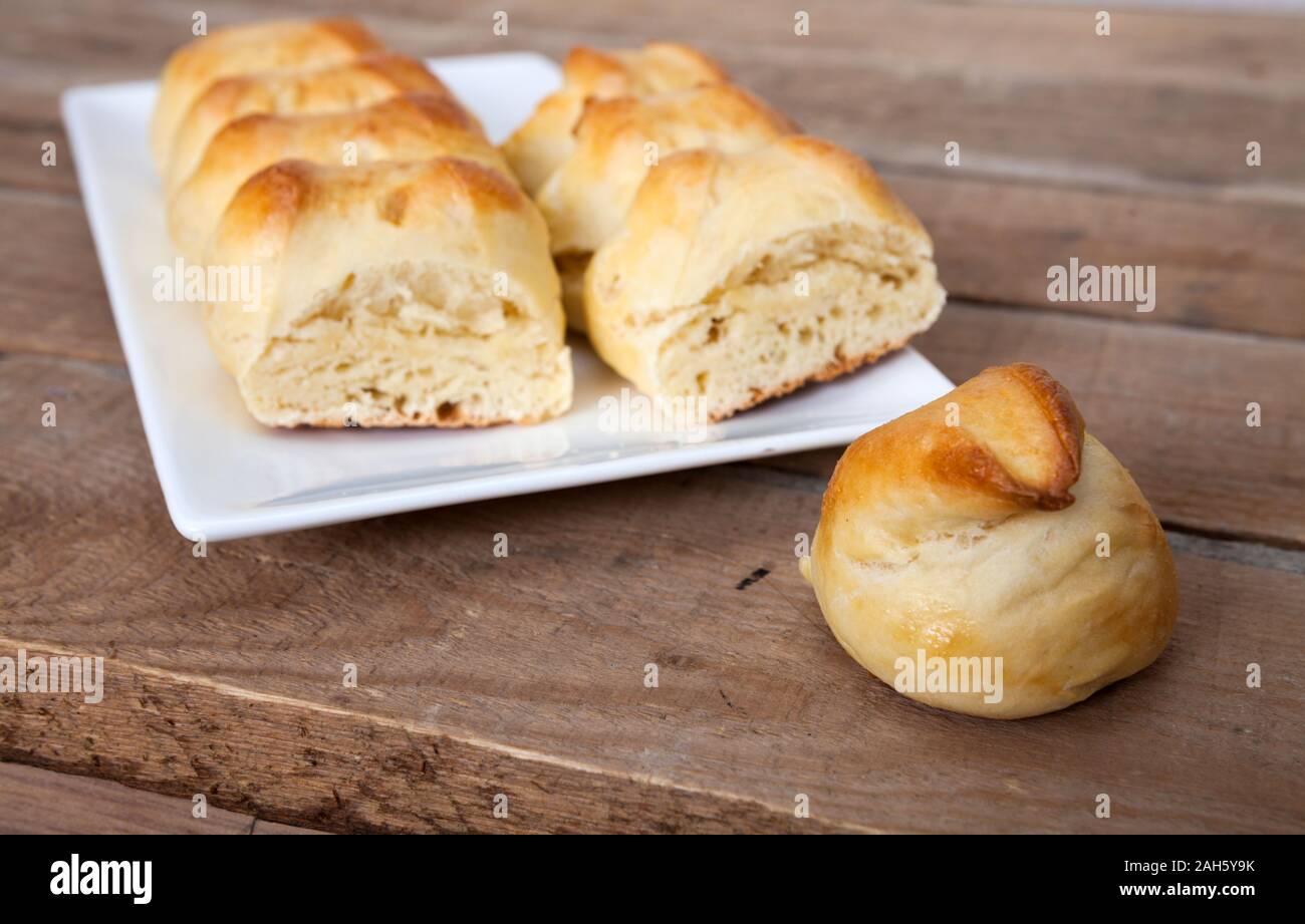 Homemade small bread like pastry Stock Photo