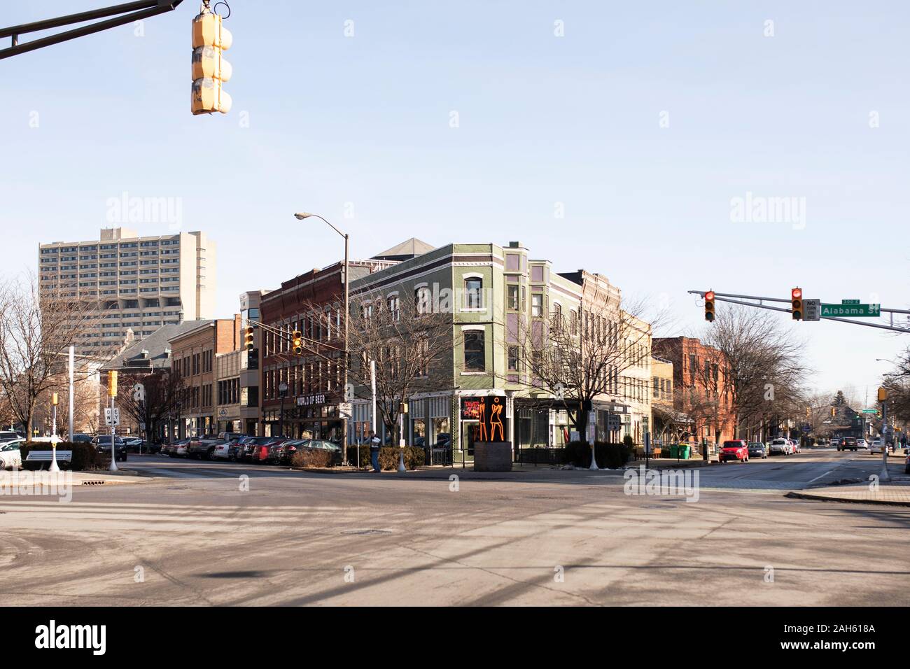 The intersection of Massachusetts Avenue with Vermont and Alabama