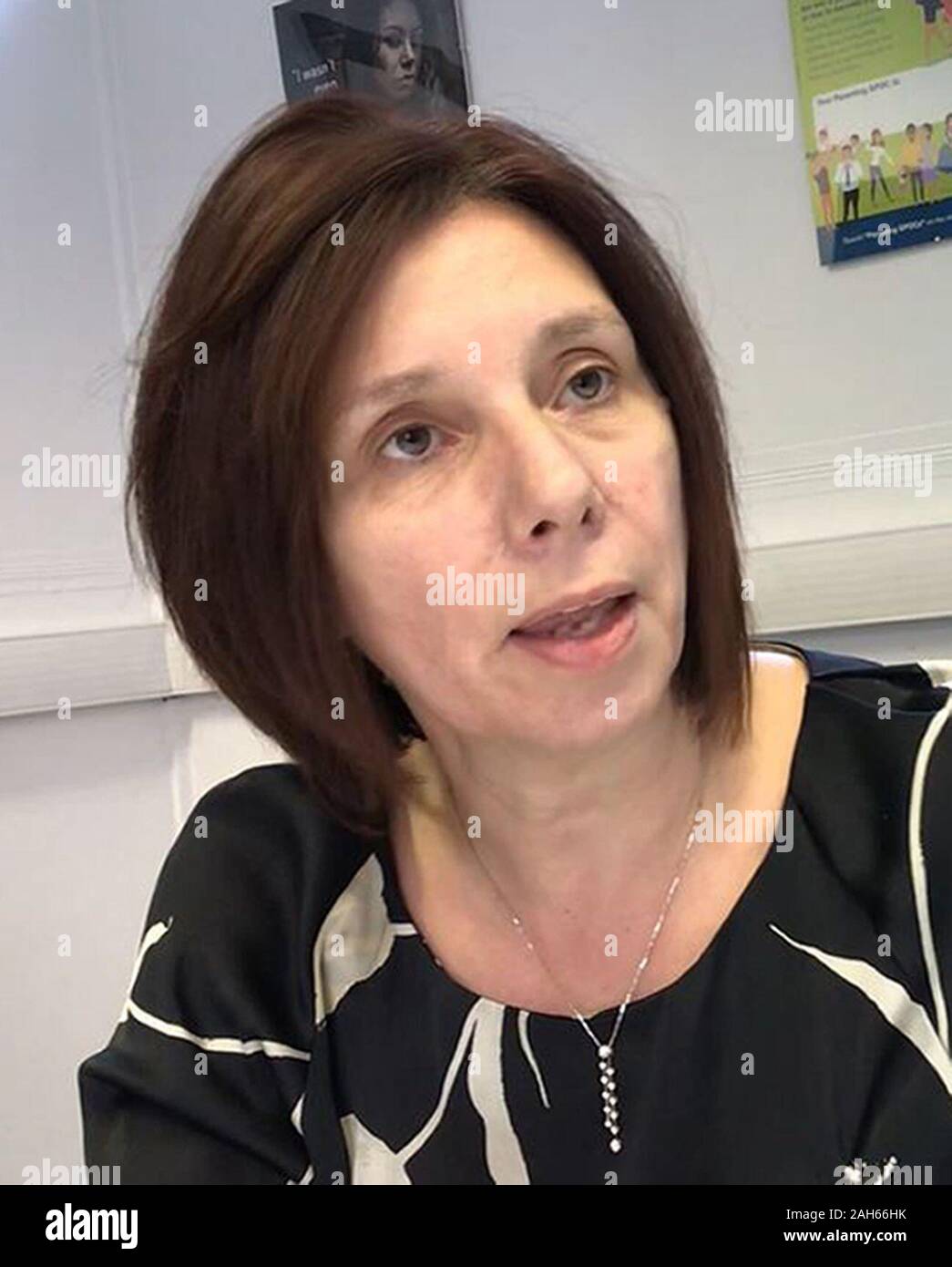 Undated video grab of Detective Superintendent Jo Banks of Sussex Police, as she talks about the problem of county lines drug dealing in Sussex, where police were the first to get their hands on a new tool to fight crime. Stock Photo