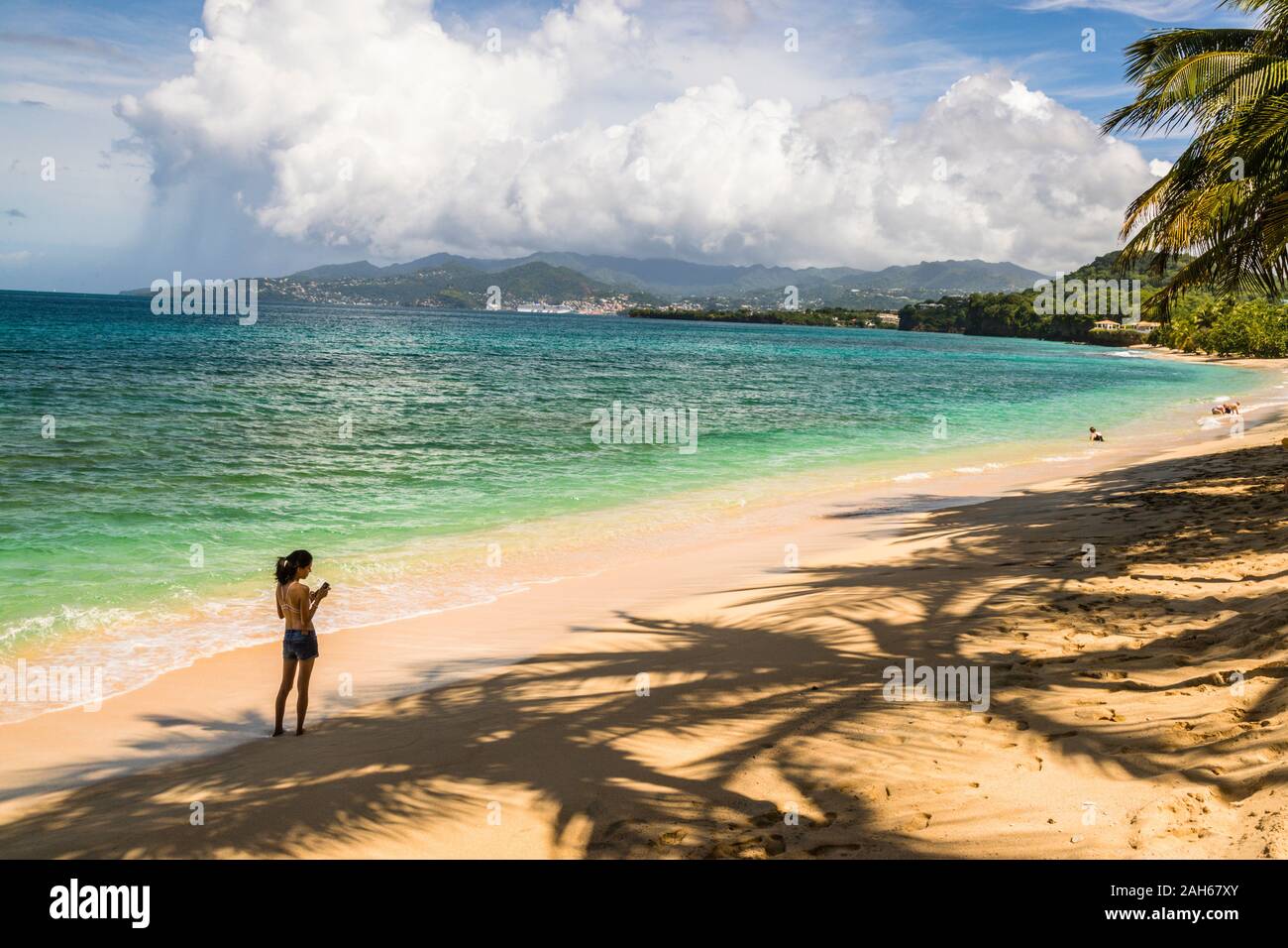 Magazine Beach, Calliste, Grenada Stock Photo