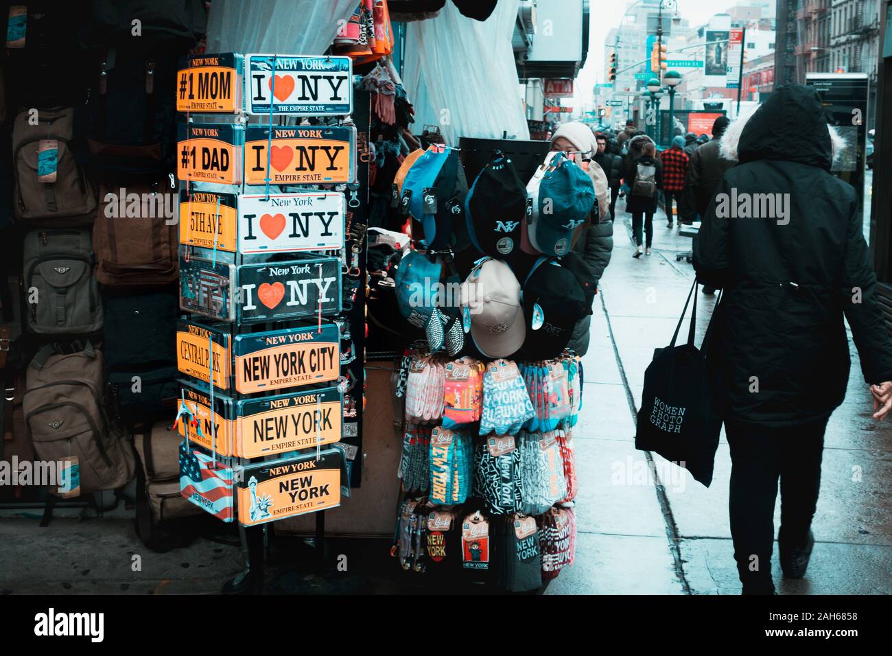 Handbag vendors selling knockoff handbags on Canal Street Lower Manhattan  New York City New York USA Stock Photo - Alamy