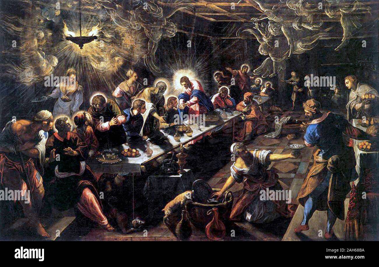 Jacopo Tintoretto Last Supper Hi res Stock Photography And Images Alamy Jacopo Tintoretto Last Supper Hi res Stock Photography And Images Alamy