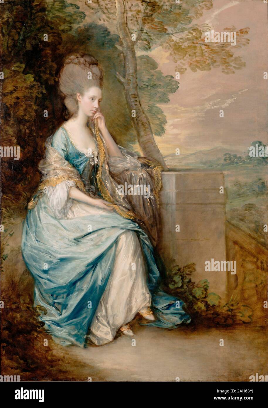 Portrait of Anne, Countess of Chesterfield (1777–78) by Thomas Gainsborough Stock Photo