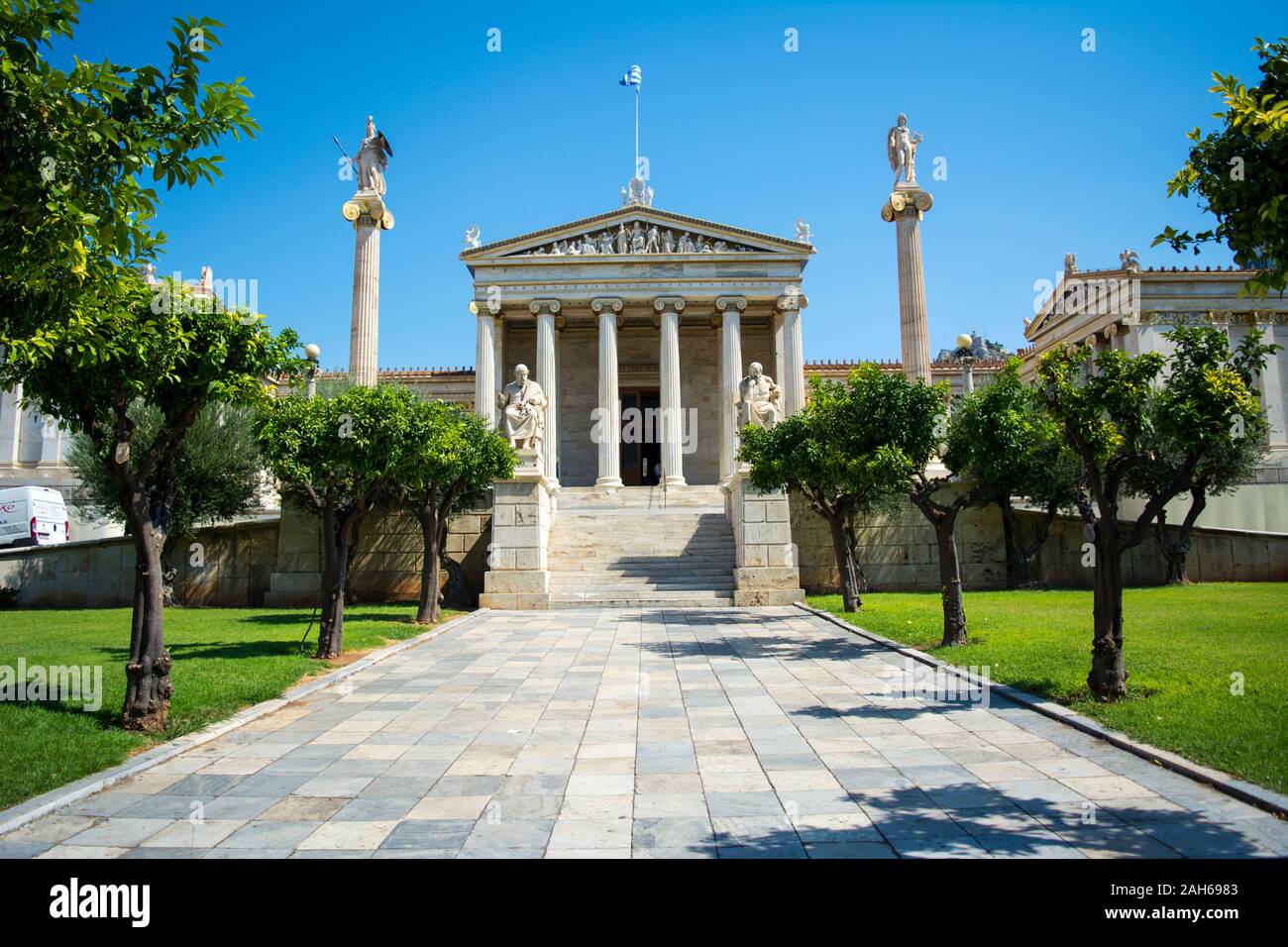 01 October 2018Athens, Greece. The Academy of Athens, the Athenian