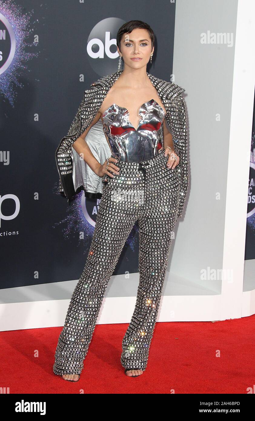 American Music Awards 2019 - Arrivals held at the Microsoft Theatre in Los Angeles, California. Featuring: Alyson Stoner Where: Los Angeles, California, United States When: 24 Nov 2019 Credit: Adriana M. Barraza/WENN.com Stock Photo