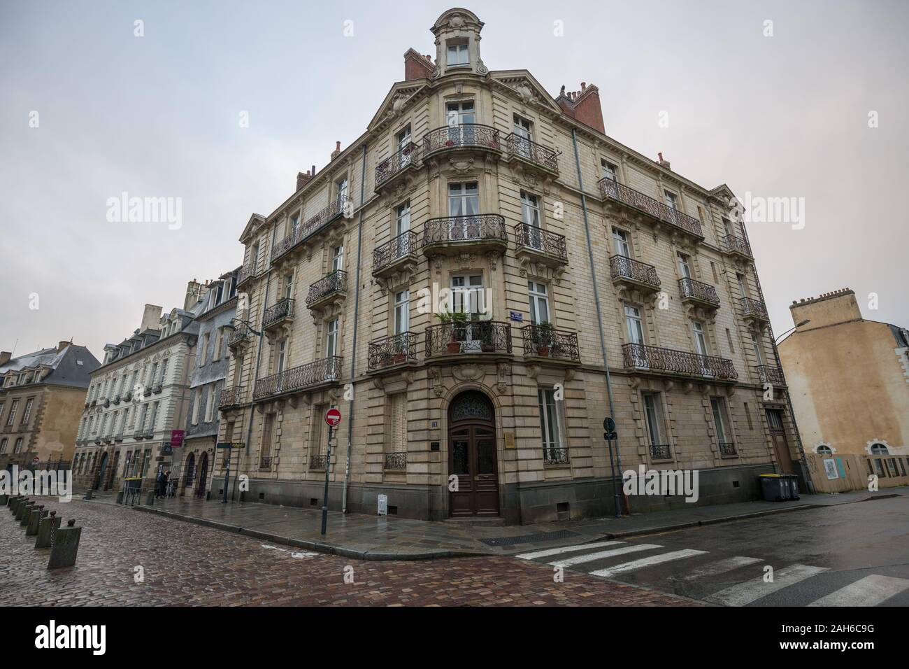 Rennes, France - Historic buildings in the old city centre of Rennes ...