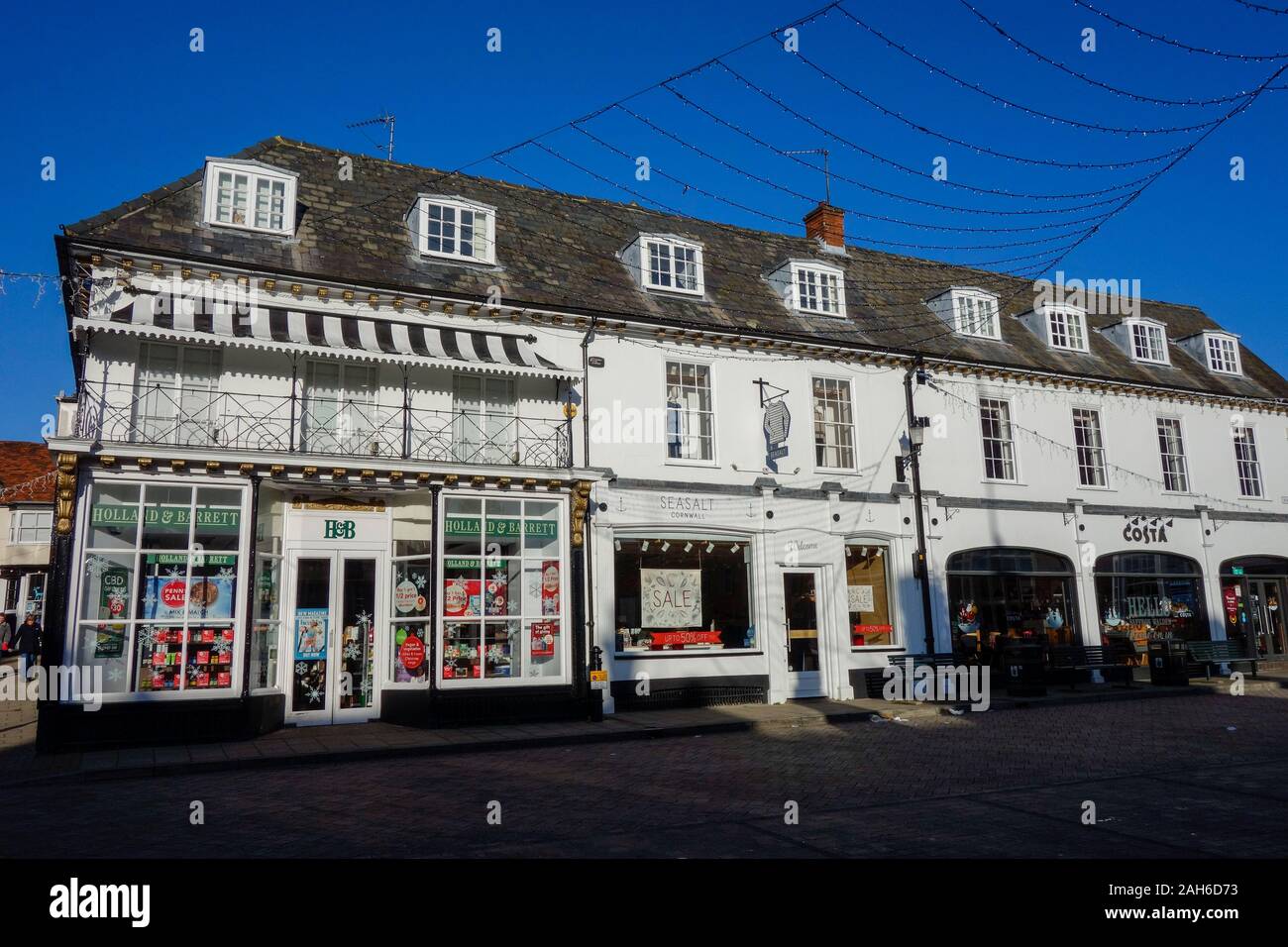 Saffron Walden market square town centre high street mediumsized