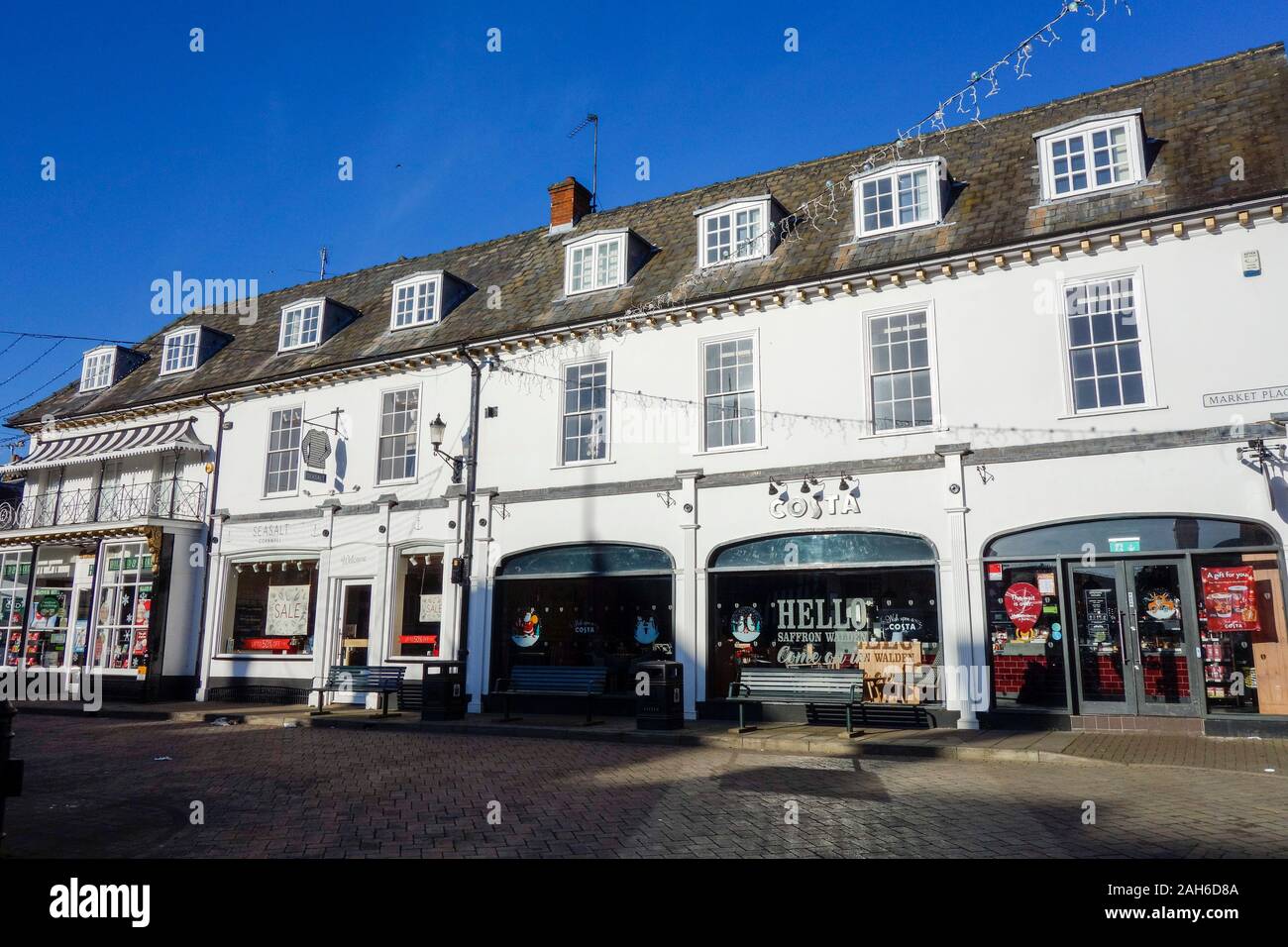 Saffron Walden market square town centre high street mediumsized