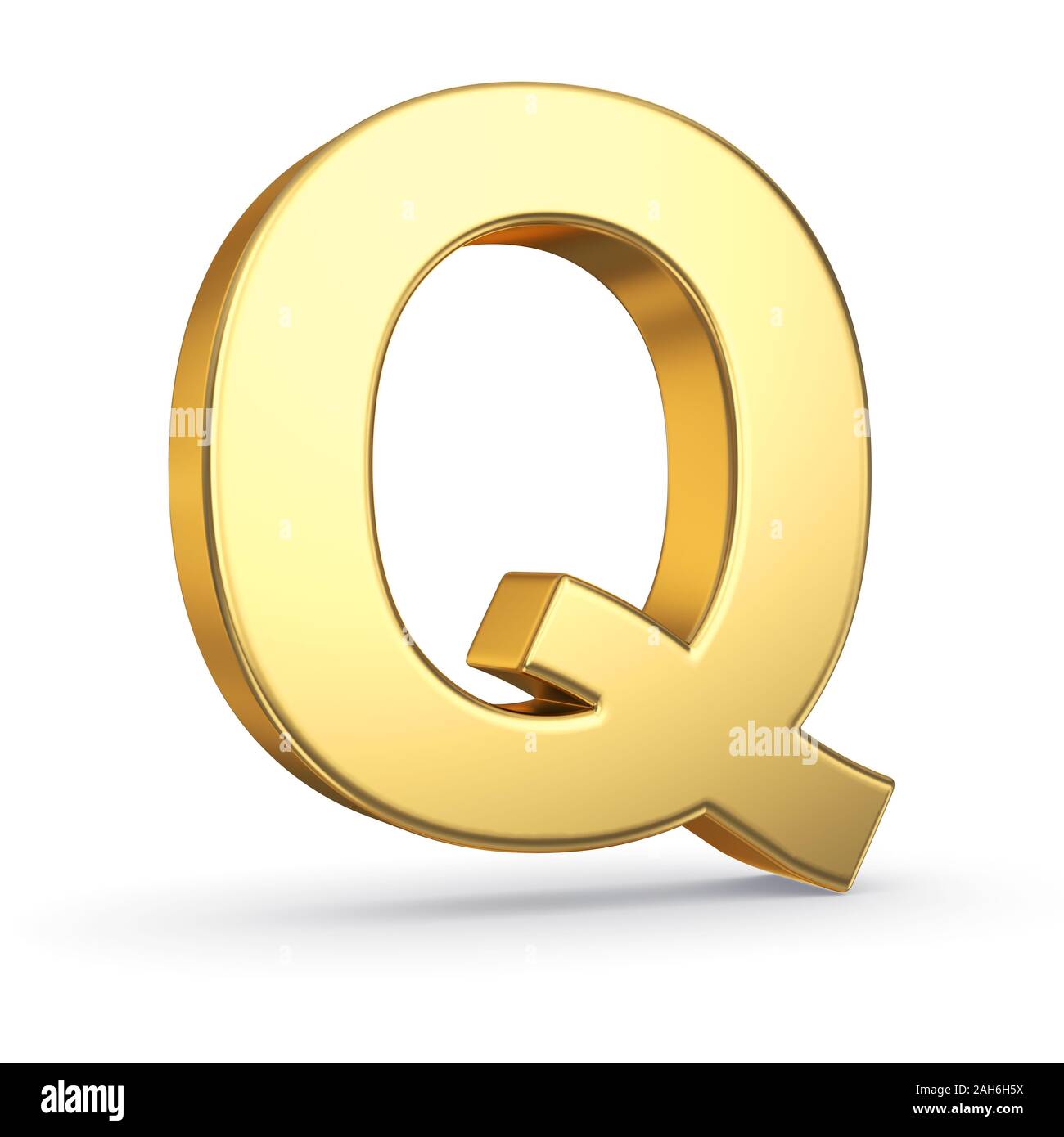 3D golden letter isolated with clipping path on white Stock Photo - Alamy