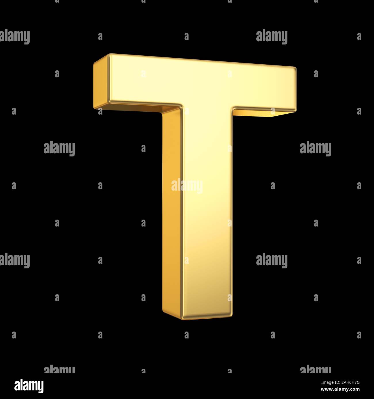 3D golden letter isolated with clipping path on white Stock Photo - Alamy