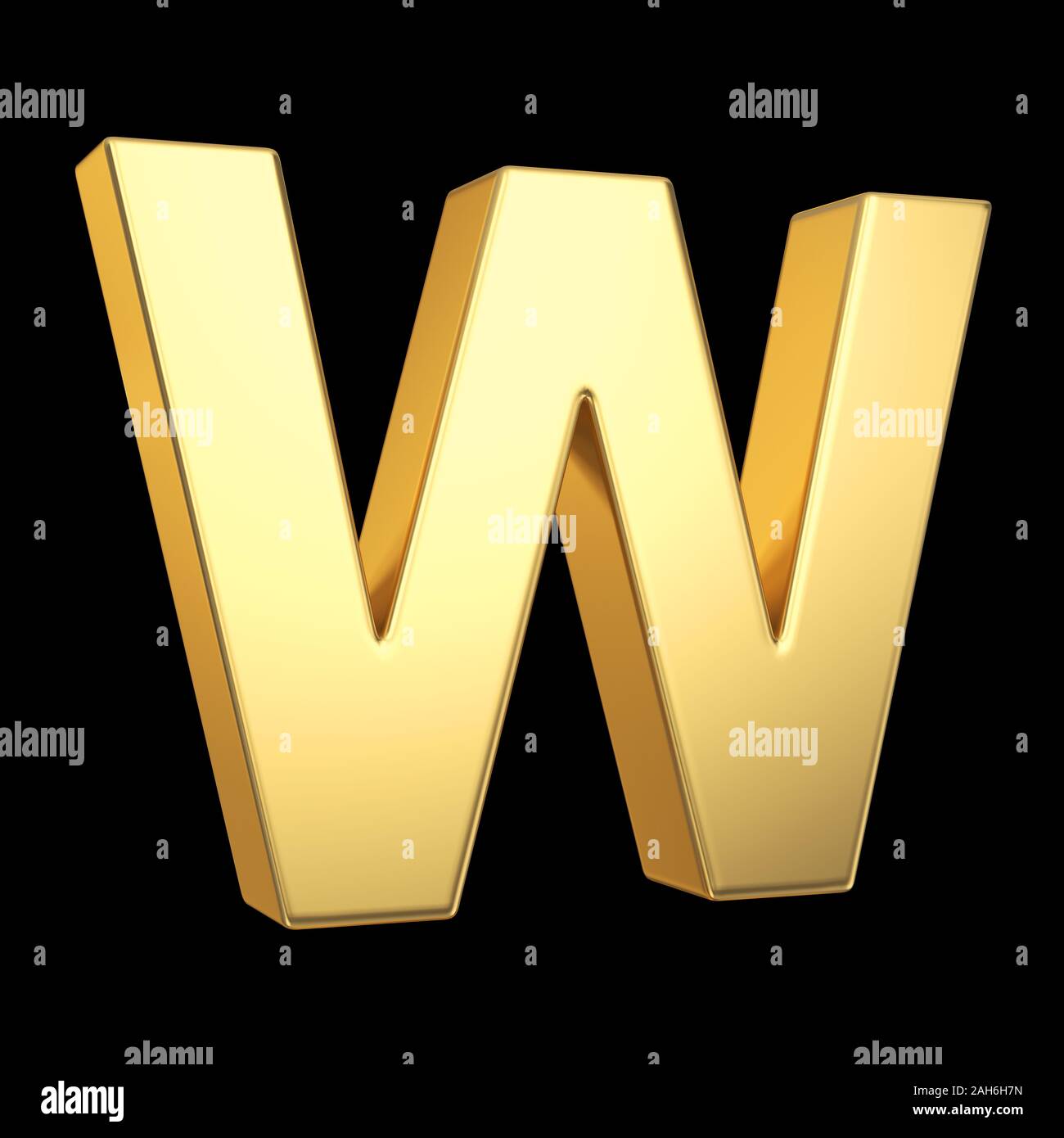 3D golden letter isolated with clipping path on white Stock Photo - Alamy