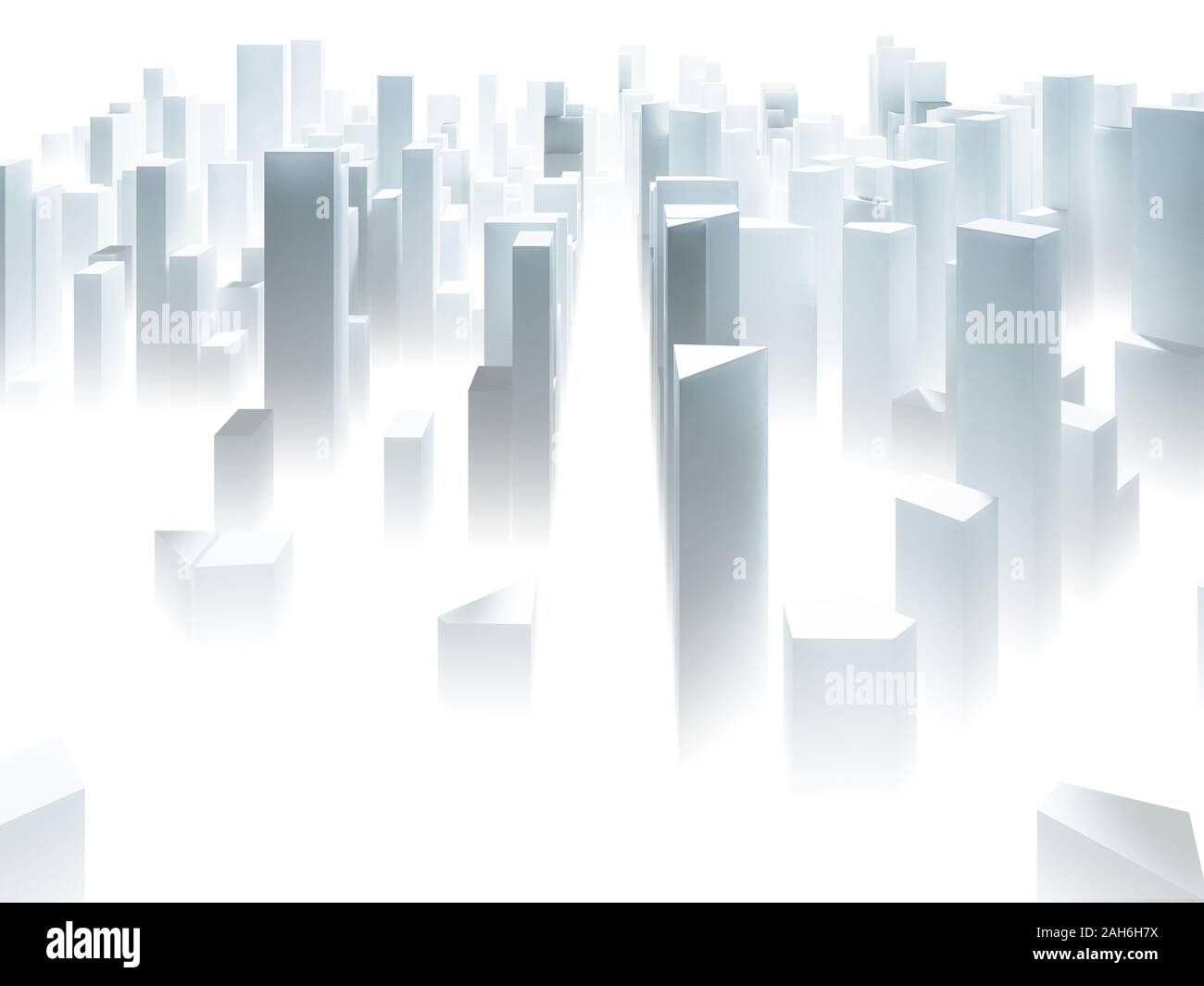 Abstract simple paper city background with skyscrapers Stock Photo - Alamy