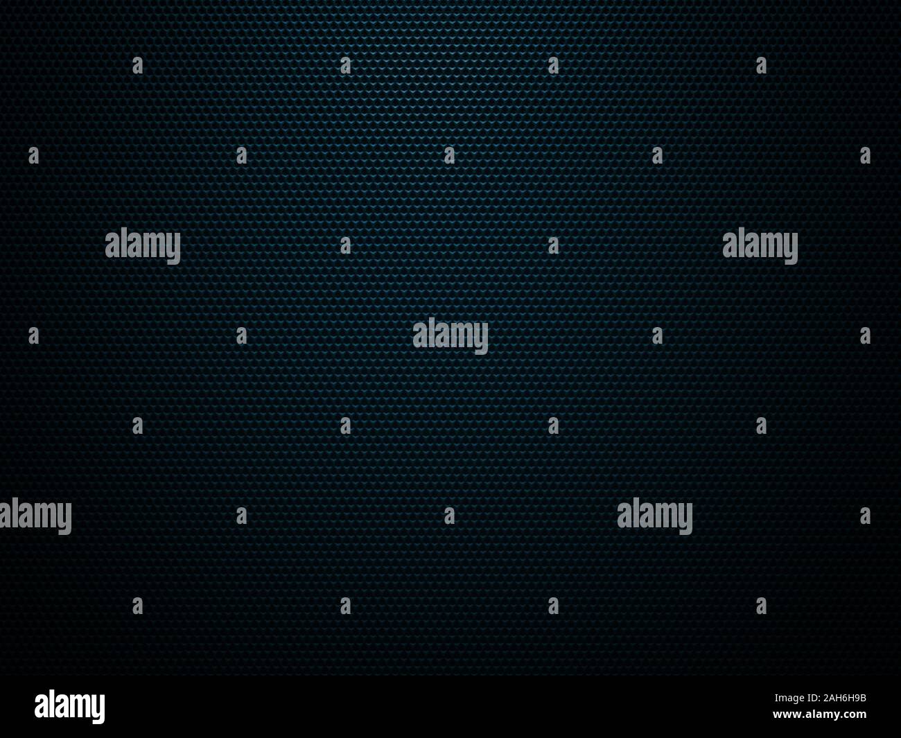 Blue carbon structure background - 3D hexagon geometric structure pattern Stock Photo