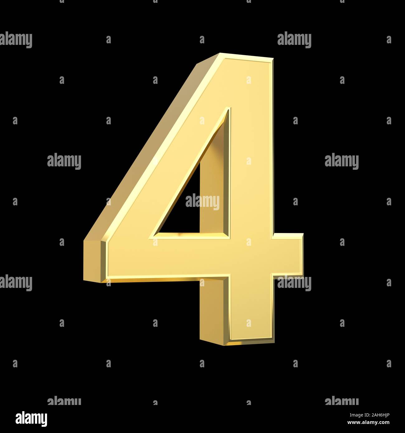 Number four icon sign big hi-res stock photography and images - Alamy