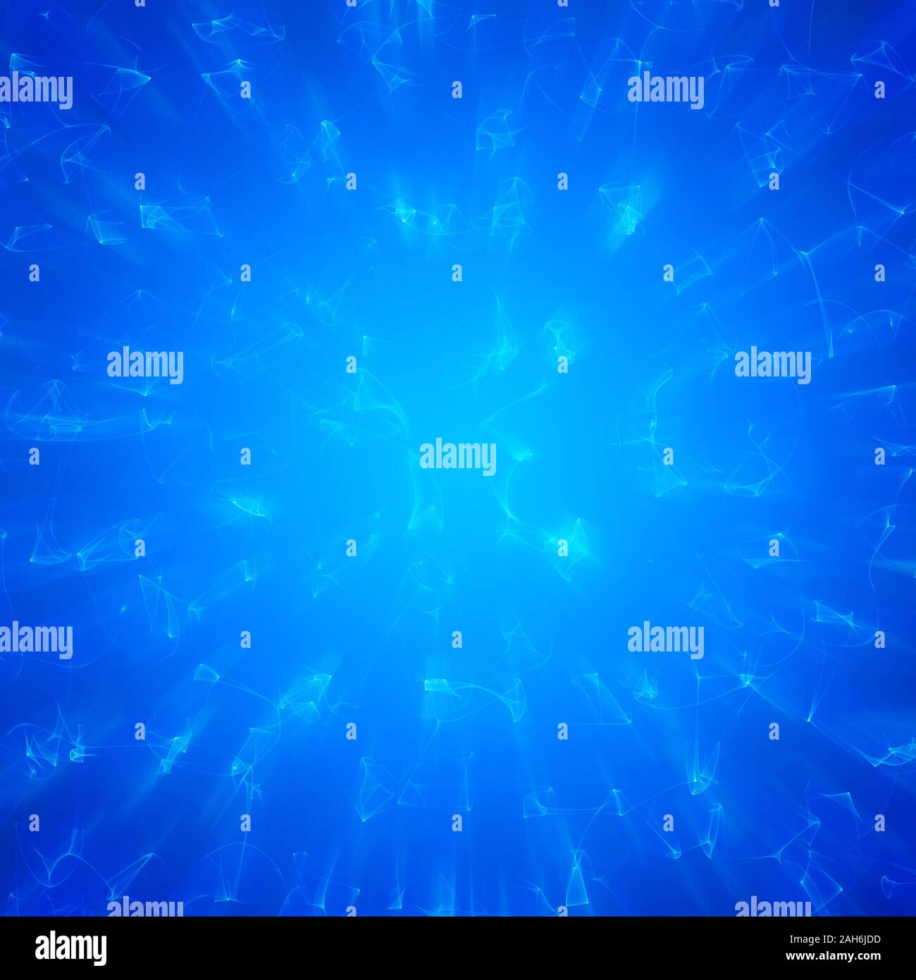 Abstract blue energy background CG render Stock Photo Alamy