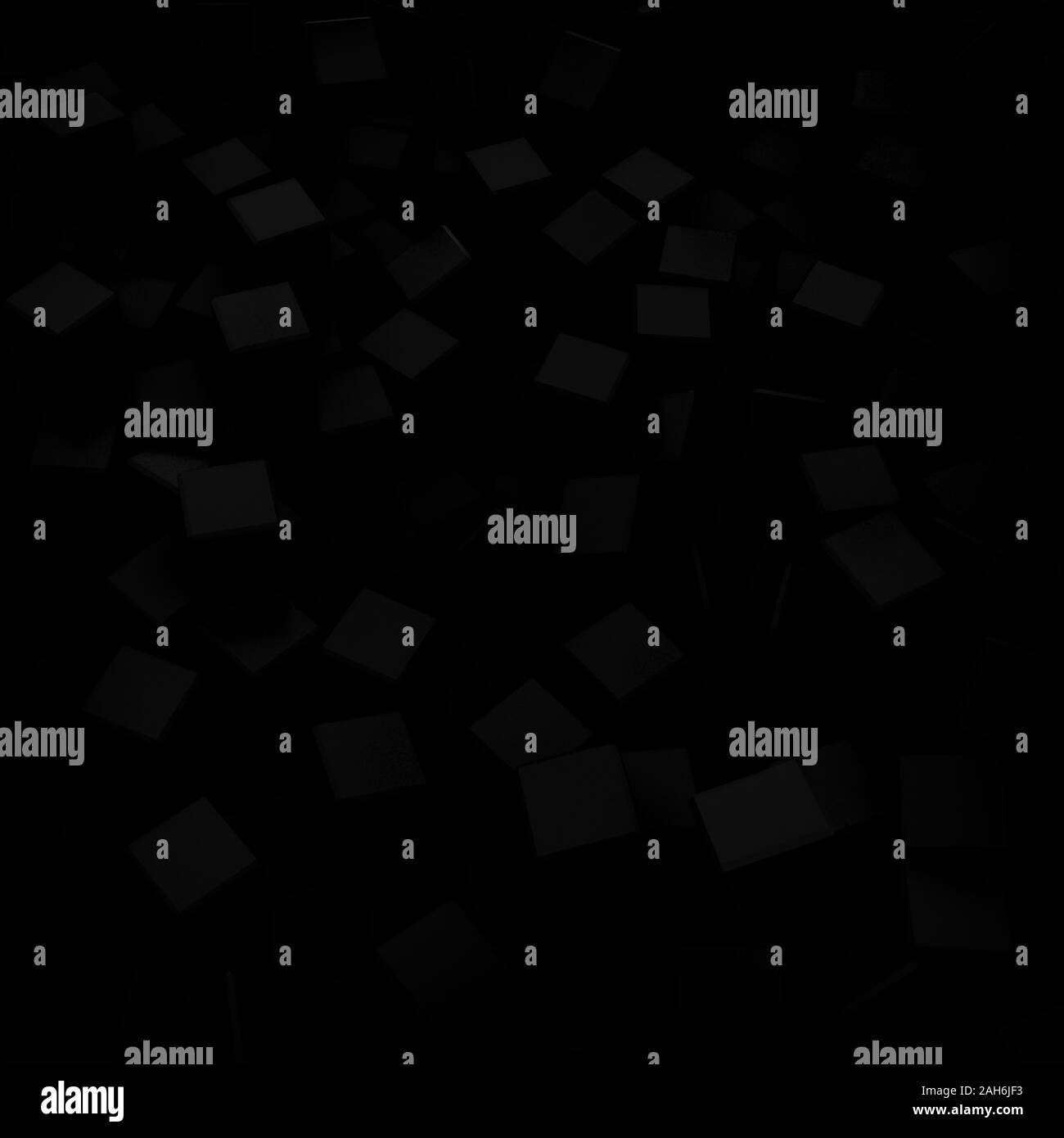 Abstract black cubes geometric background - 3D render Stock Photo - Alamy