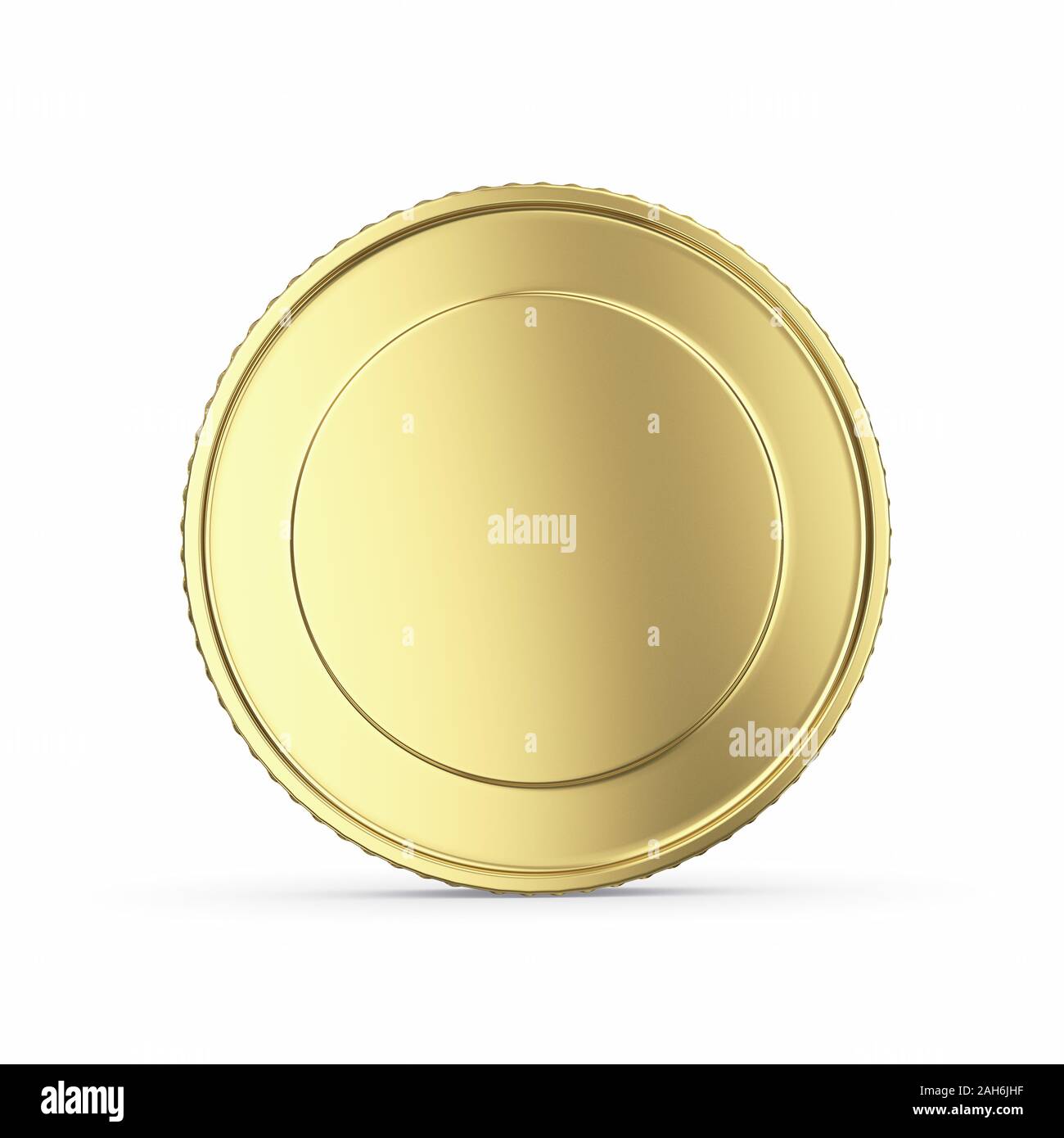 Blank golden medal 3D render - isolated with clipping path Stock Photo ...