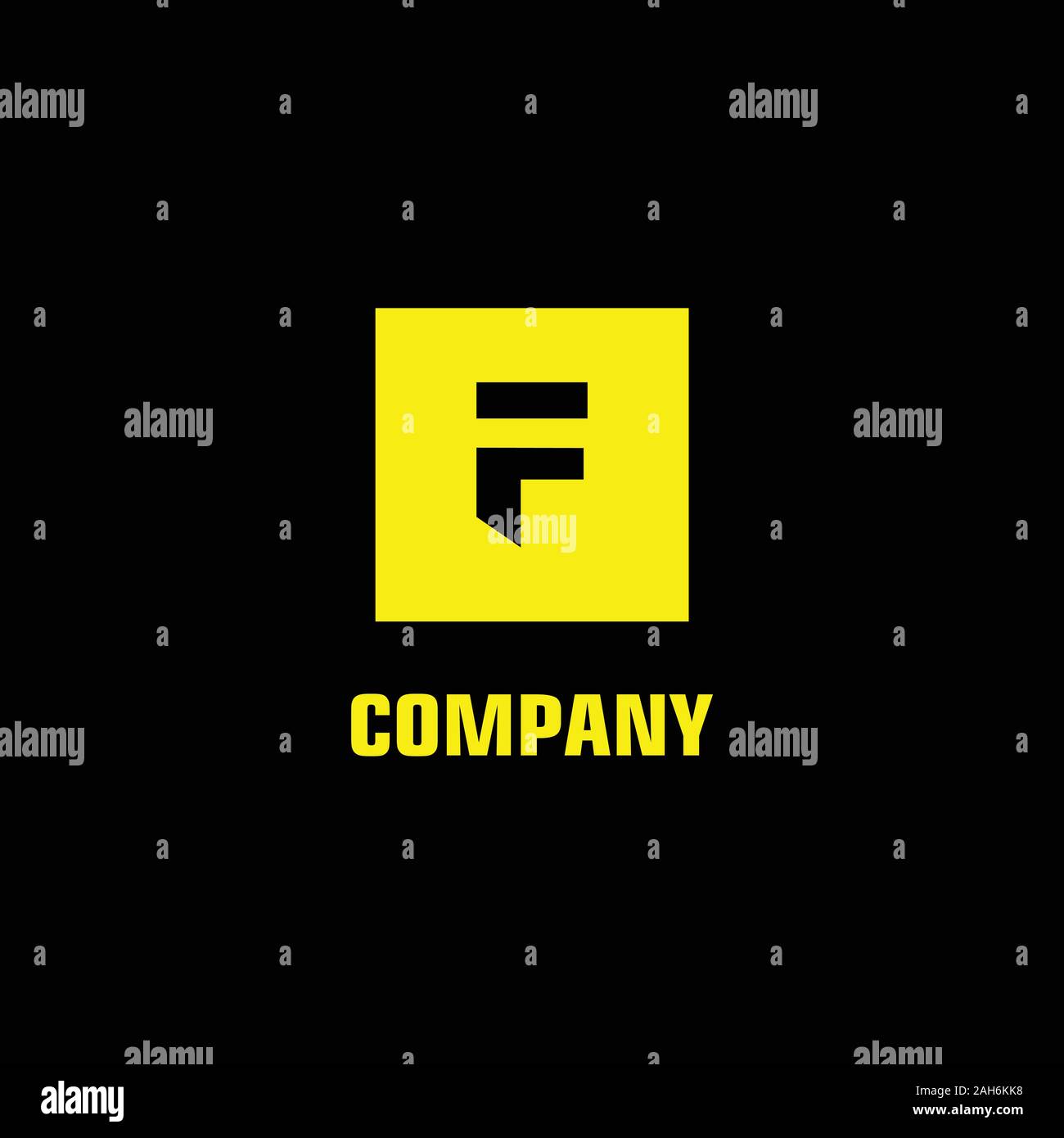 Black Letters Yellow Background Stock Vector Images Alamy