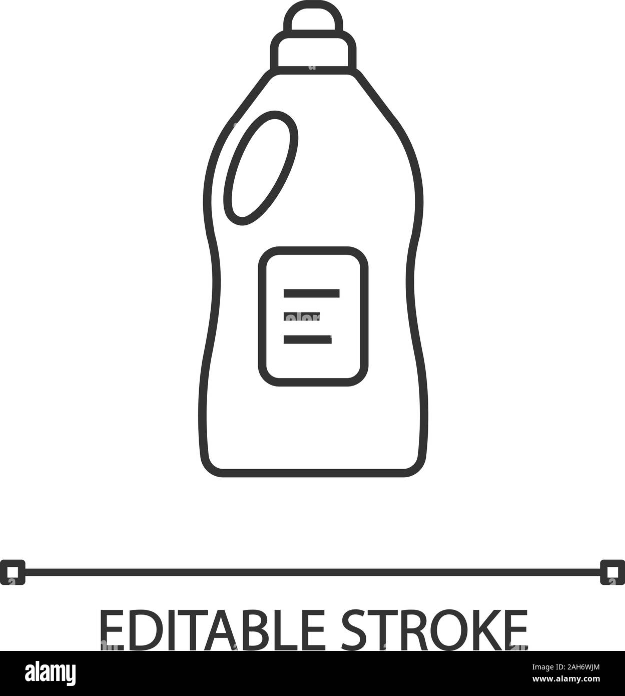 Carpet, floor, tile cleaner linear icon. Thin line illustration. Kitchen, bathroom, toilet