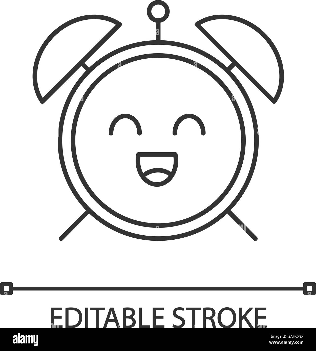 Smiley Clock Clip Art