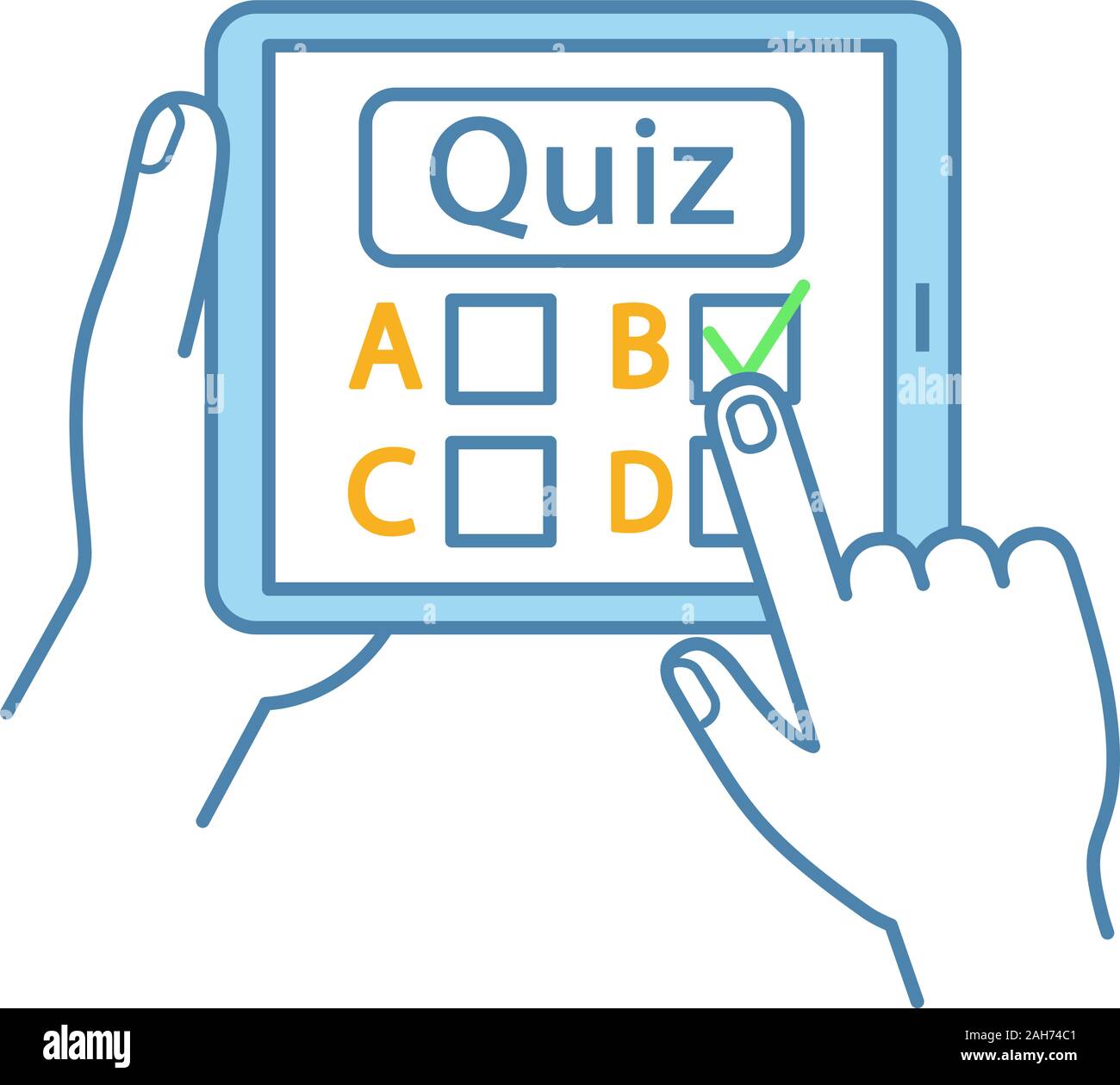 Online quiz hi-res stock photography and images - Alamy