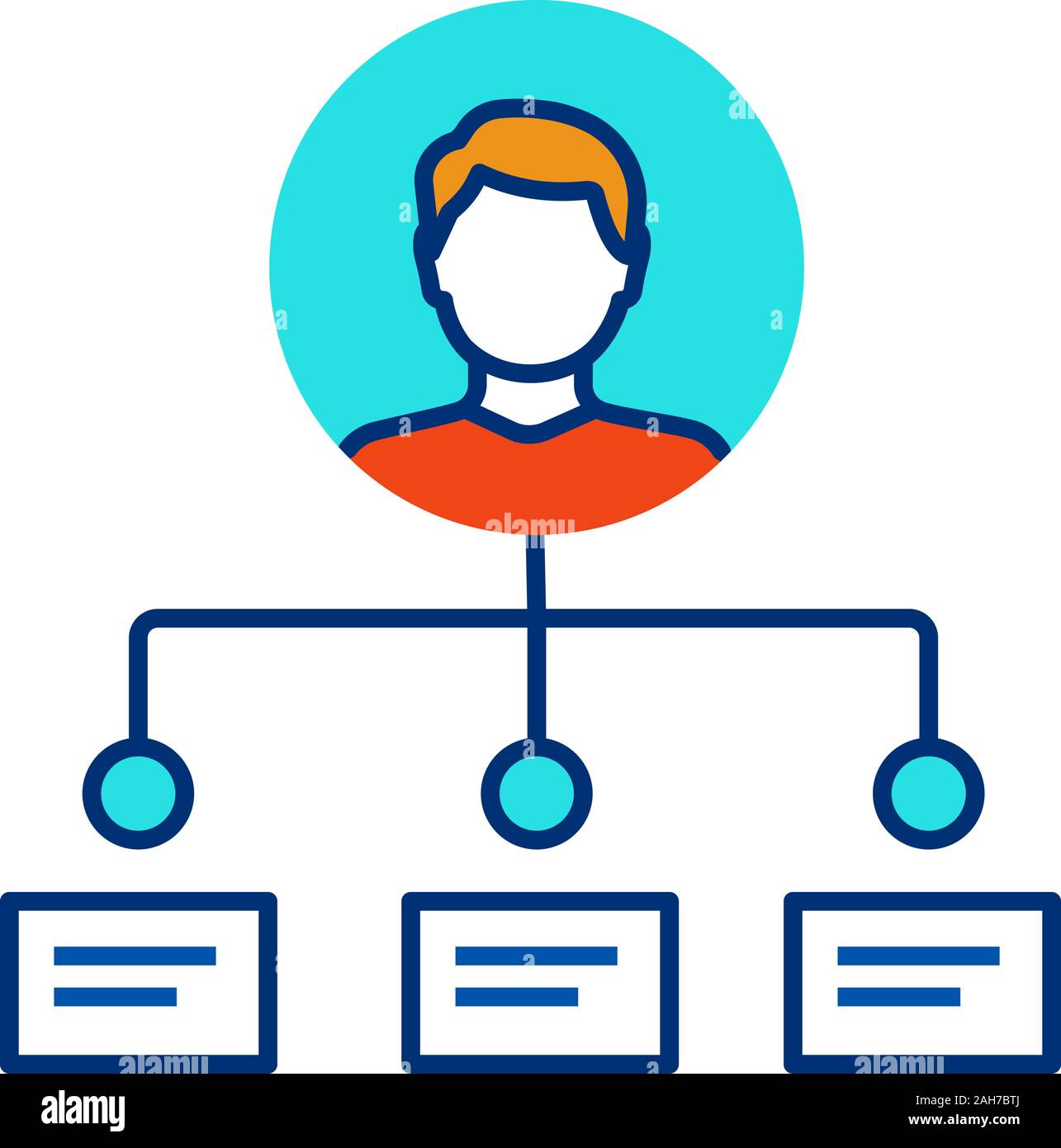 Employee abilities and skills color icon. Professional qualities. Job