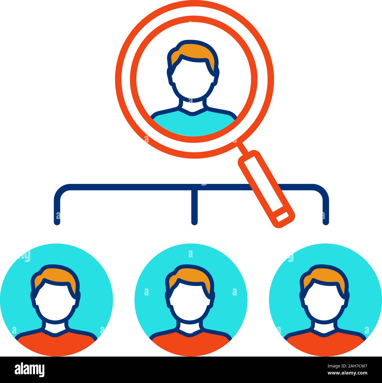 Job position color icon. Vacancy. Job title. Staff searching. Hiring,  headhunting. Isolated vector illustration Stock Vector Image & Art - Alamy