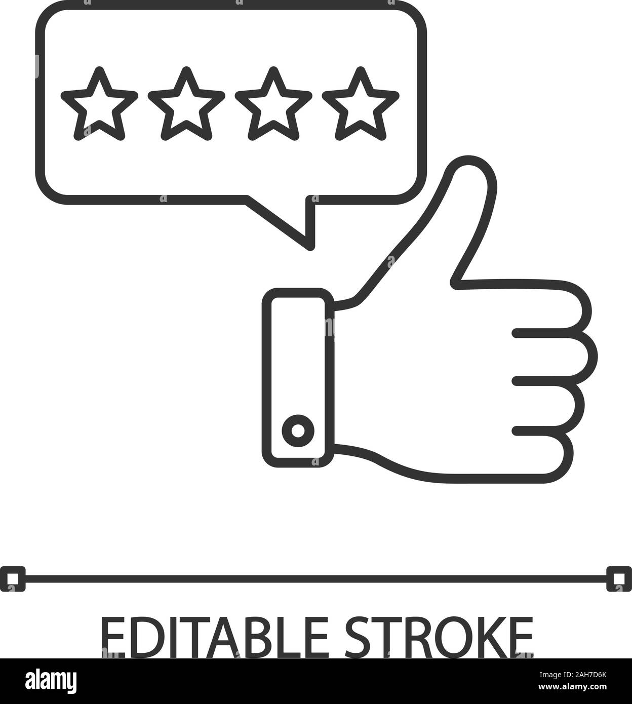Star rating scale vector vectors Black and White Stock Photos & Images ...