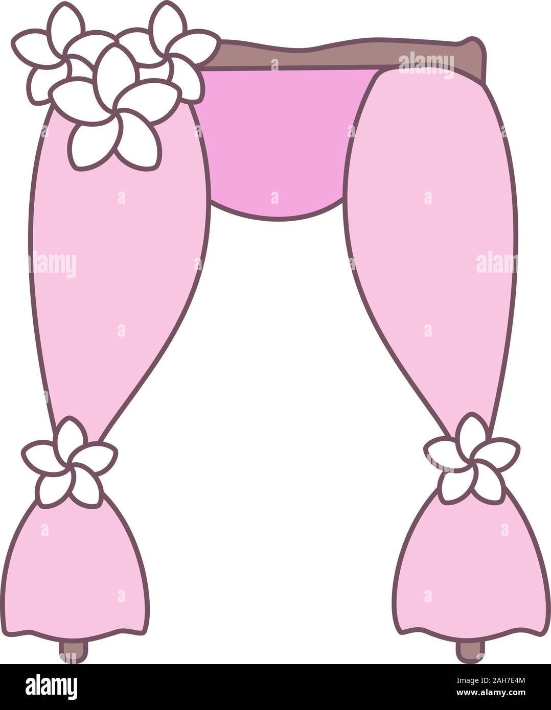 Wedding arch color icon. Holiday decorations. Flower arch. Wedding ...