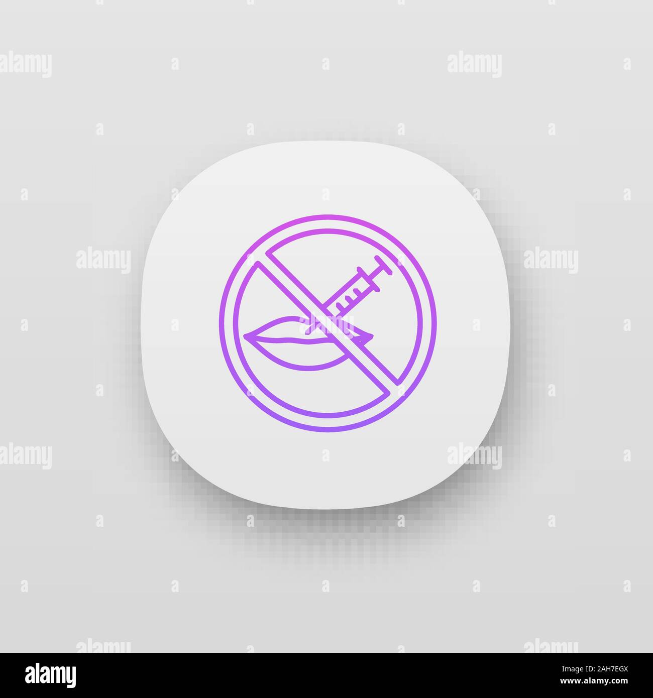 Augmentation lips Stock Vector Images - Alamy
