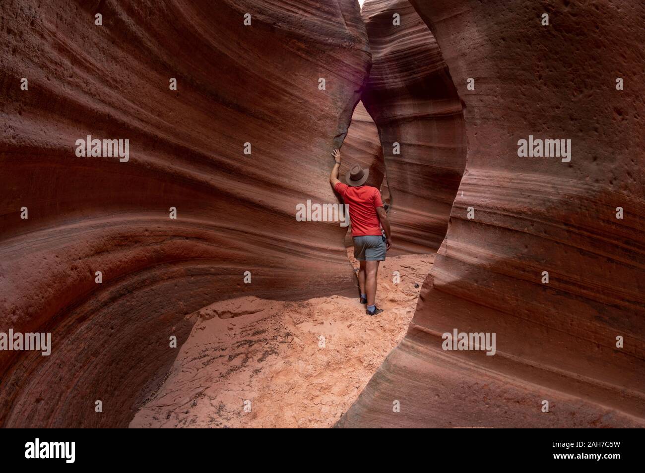 Heart Veins slot canyon, Kanab, Utah Stock Photo
