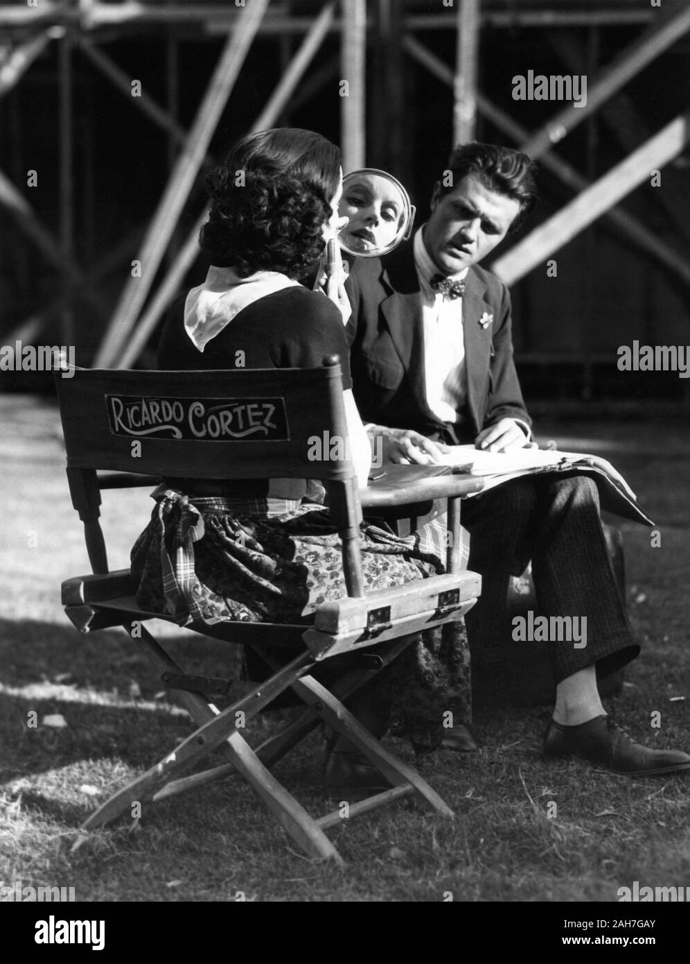 American Silent Movie Actress Black And White Stock Photos