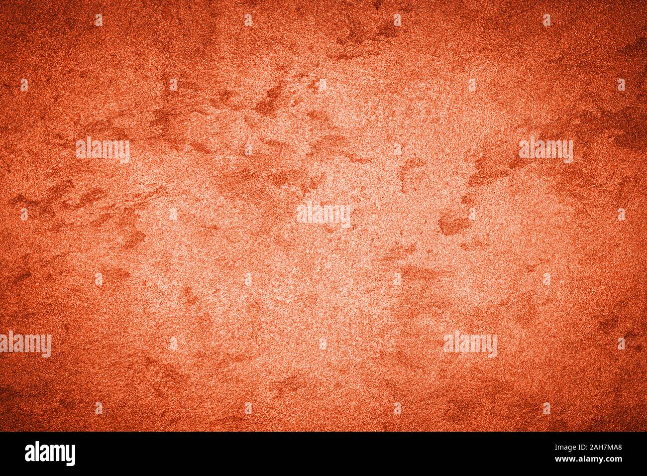 Texture of red decorative plaster or concrete. Abstract background for ...