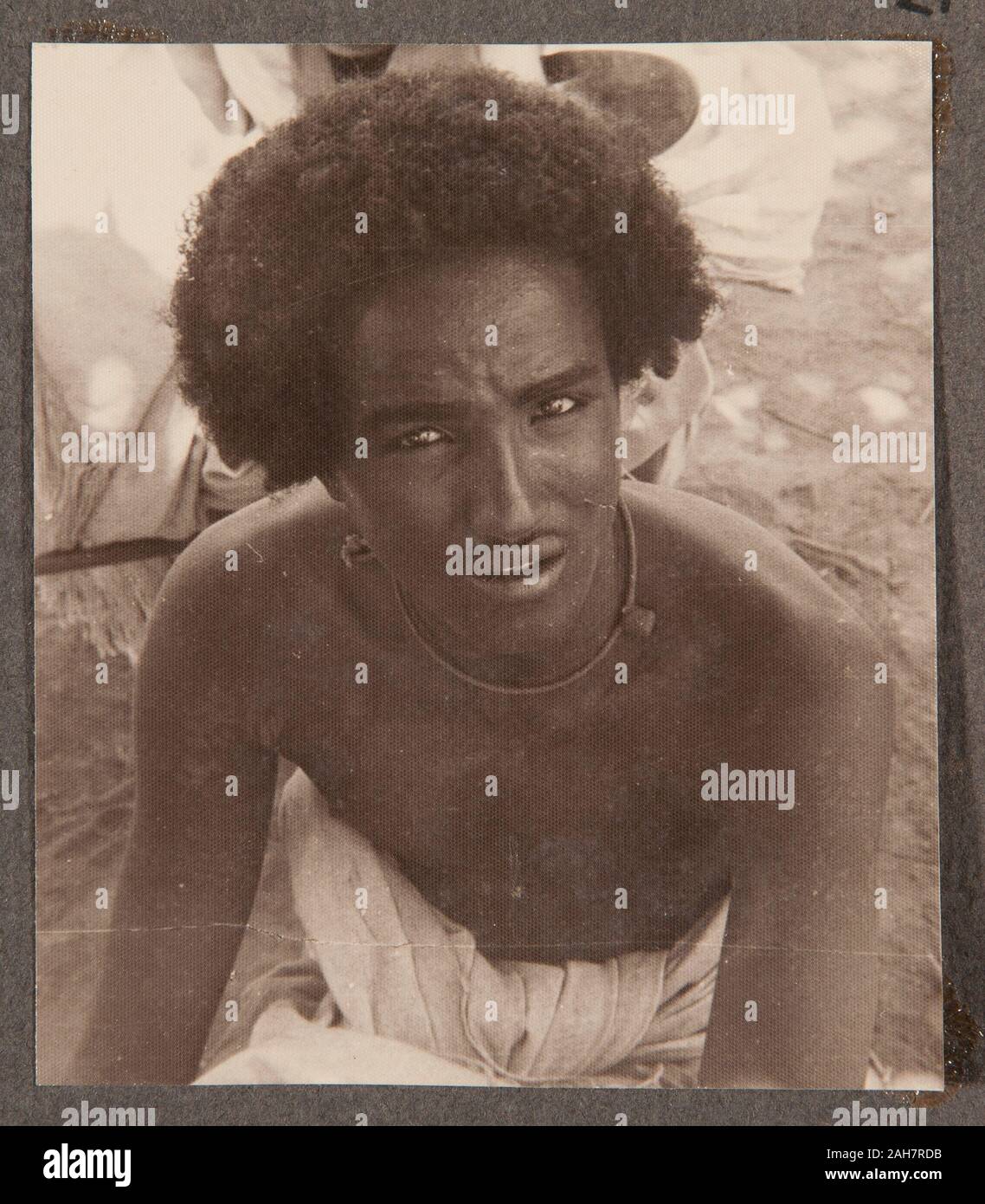 Eritrea Portrait Of A Seated Man From The Beni Amer Tribe Of Eritrea Circa 1940 00 084 1 1 3 91 Stock Photo Alamy