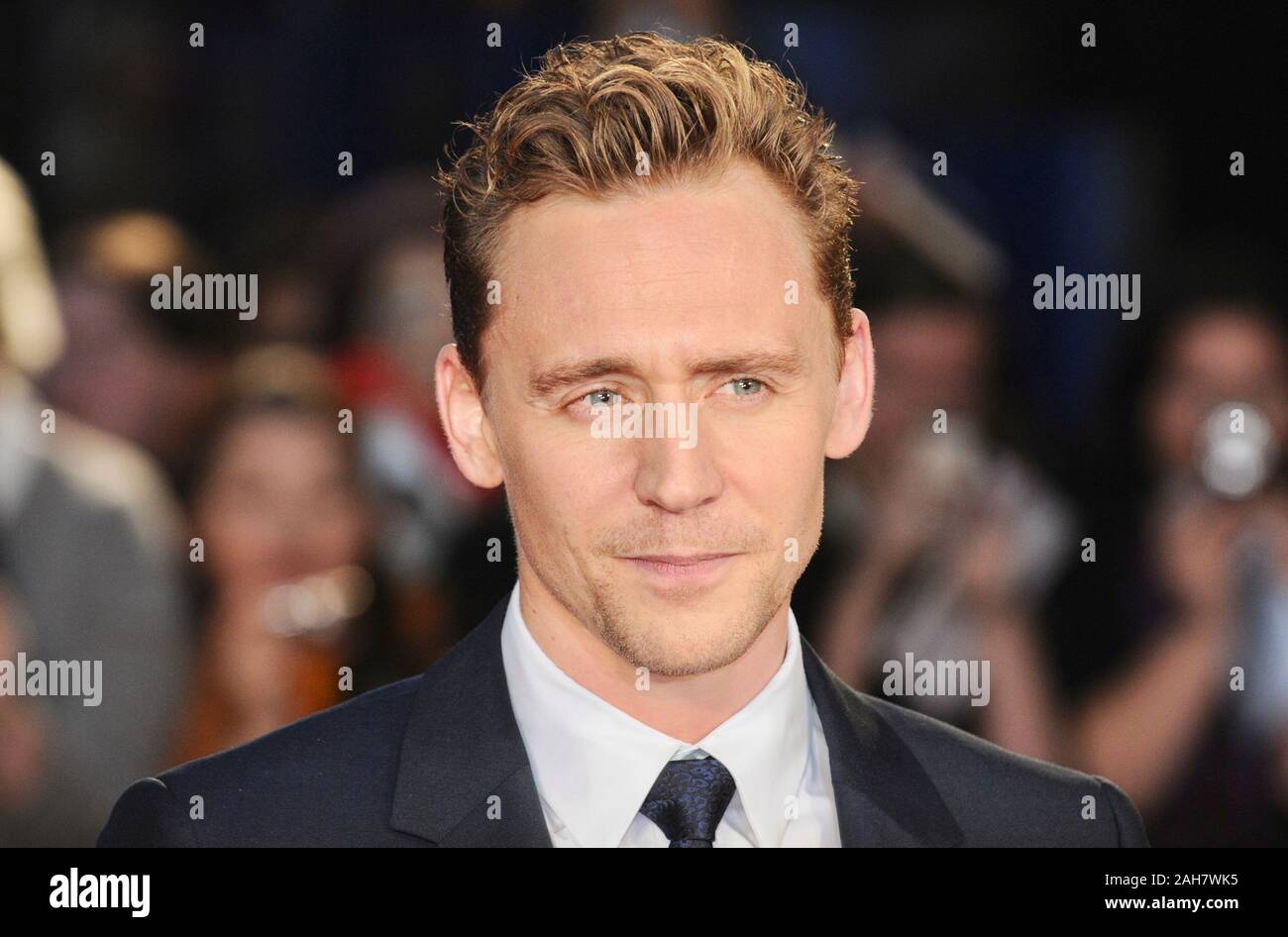 Tom Hiddleston,  'High- Rise' - Festival Gala,  BFI London Film Festival,  Odeon Leicester Square,  London. UK Stock Photo