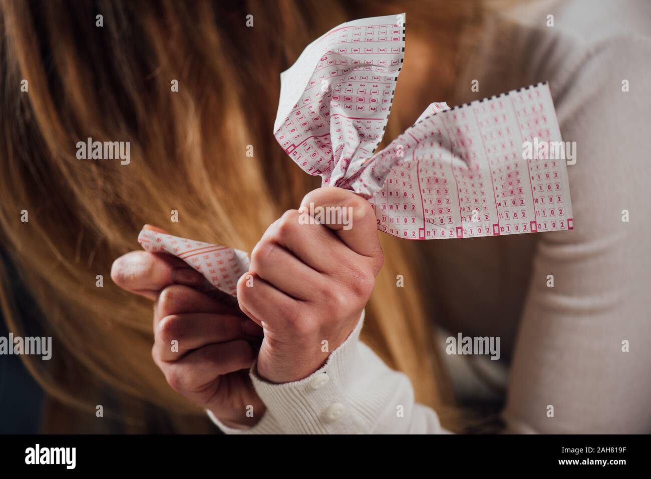 Lottery ticket woman hi-res stock photography and images - Page 3 - Alamy