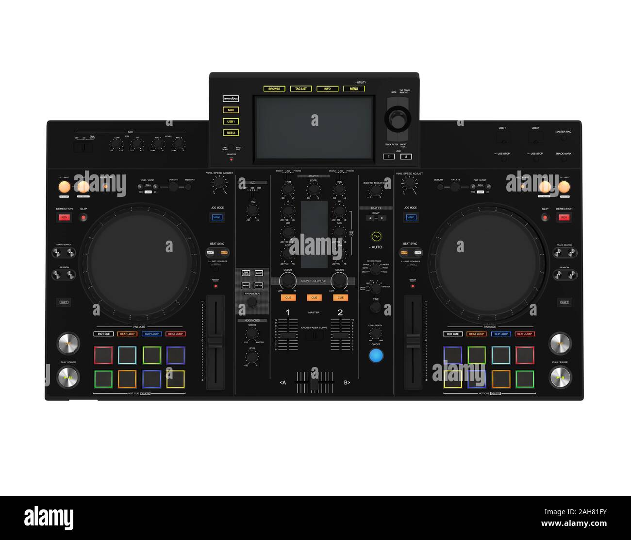 DJ Music Mixer Isolated Stock Photo Alamy