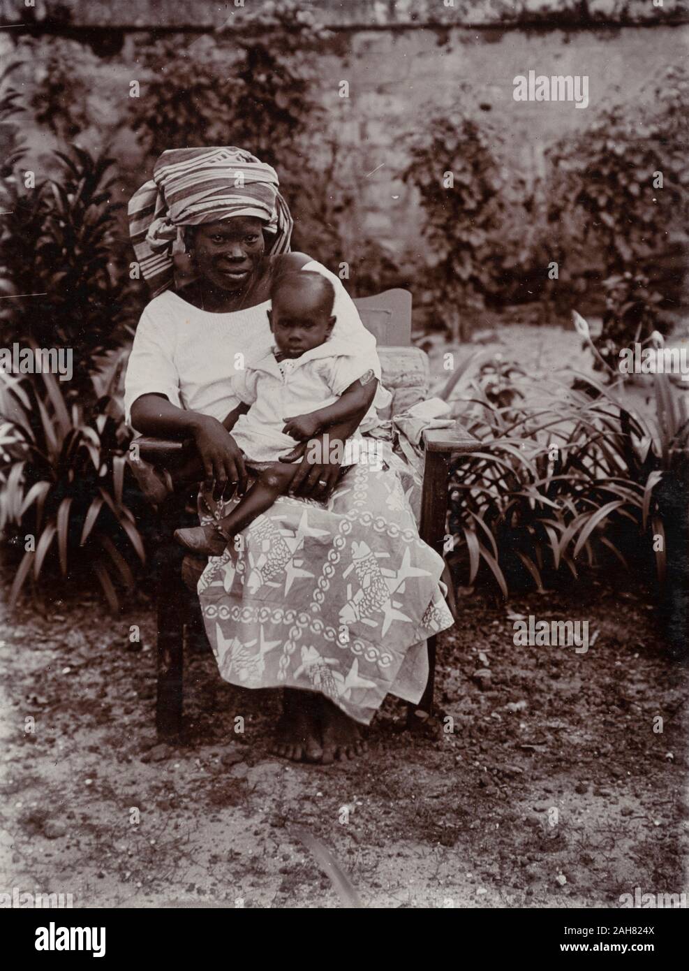 Nigeria, Caption reads: 'A native woman ...