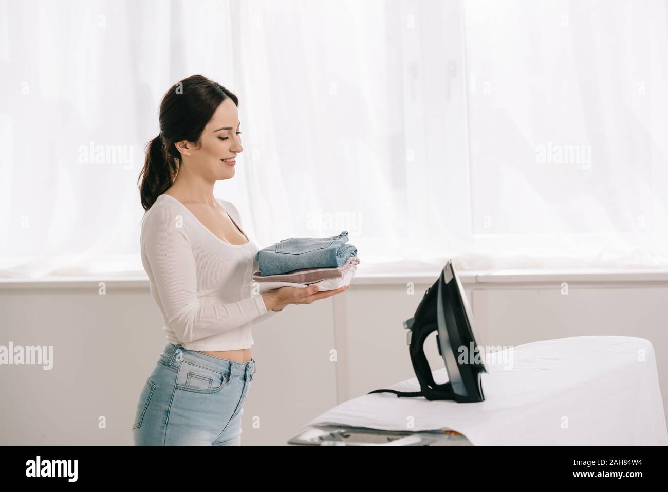 Ironing a shirt hi-res stock photography and images - Page 3 - Alamy