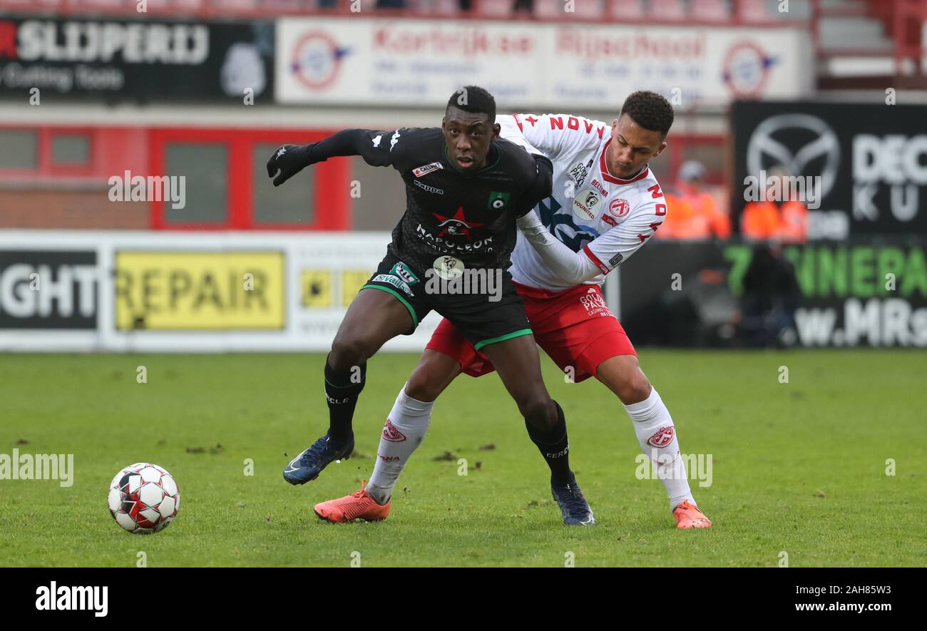 Kortrijk Belgium. 26th Dec 2019. Alimami Gory of Cercle battles