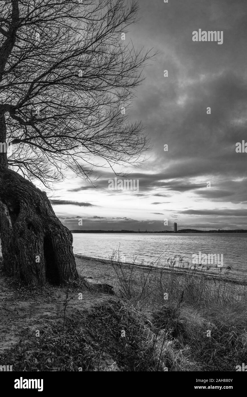 Cliff orlowo baltic sea Black and White Stock Photos & Images - Alamy