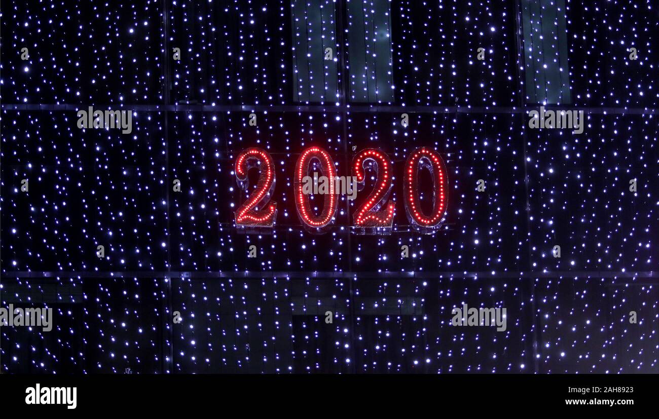 Light, Night, Decoration Display, Happy New Year, Merry Christmas and ...