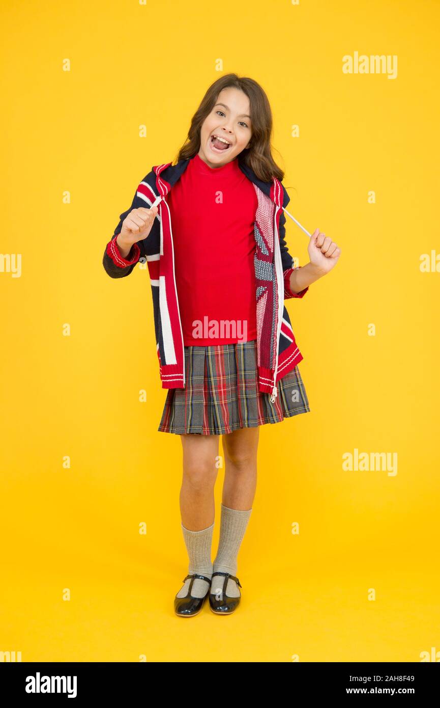 Culture and customs. Language school. English kid yellow background