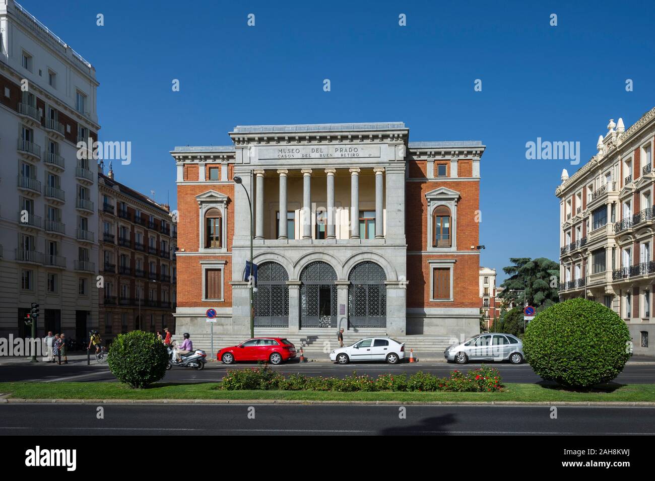 Museo Del Prado in Madrid, Spain Stock Photo