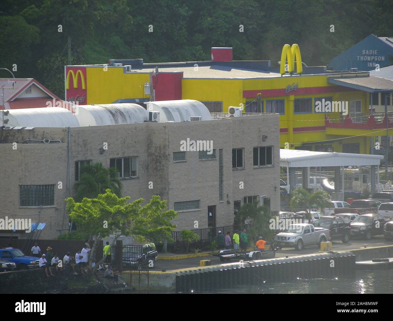 McDonald's restaurant, Pago Pago, Tutuila, American Samoa Stock Photo