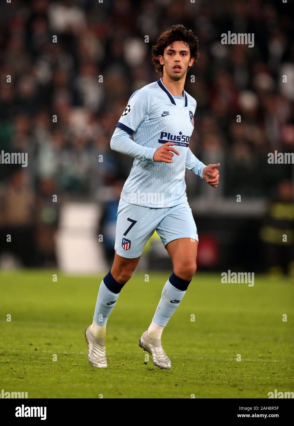 TURIN, ITALY - November 26, 2019: Joao Felix in action during the UEFA  Champions League 2019/2020 JUVENTUS v ATLETICO de MADRID at Allianz Stadium  Stock Photo - Alamy