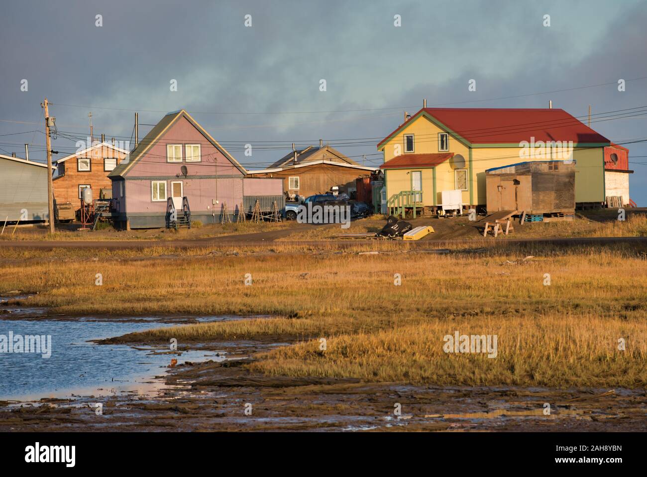 Tuktoyaktuk, Northwest Territories, Canada Stock Photo